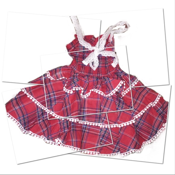 •HP! LAST 1! | NWT | Princess Plaid Layered Dress - Picture 4 of 7